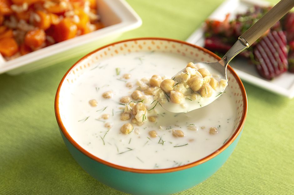 https://yemek.com/tarif/ayran-corbasi/ | Ayran Aşı Çorbası Tarifi
