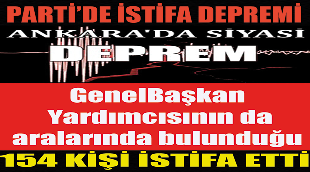 Son Dakika Ankara’da Siyasi Deprem!
