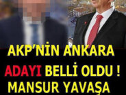 MANSUR YAVAŞ’A DİŞLİ RAKİP